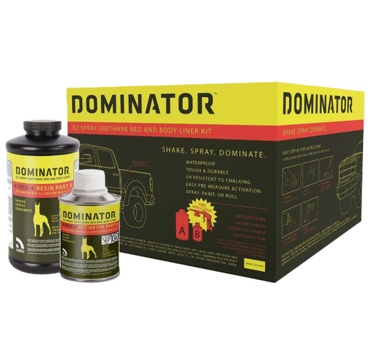 USC® DOMINATOR® 2000-2 Urethane Truck Bed Liner Kit, Black