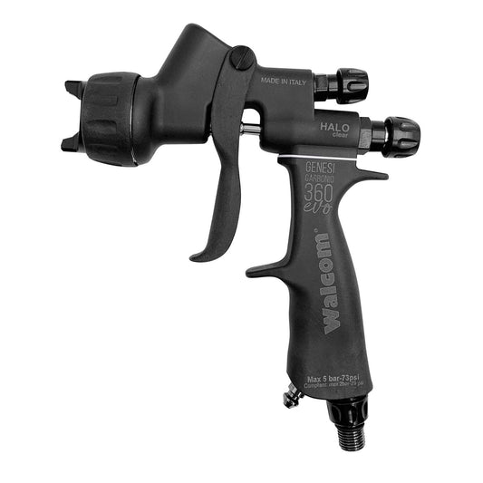 Walcom Genesi Carbonio 360 Evo HALO Clear Spray Gun, 1.3 mm Nozzle