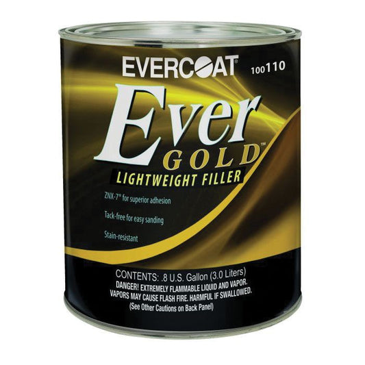EVERCOAT® EverGold™ 100110 Lightweight Body Filler, 3 L Can, Yellow, Liquidy Paste