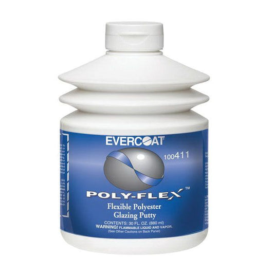 EVERCOAT® POLY-FLEX™ Polyester Glazing Putty, 30 oz Pumptainer, Flowable Liquid