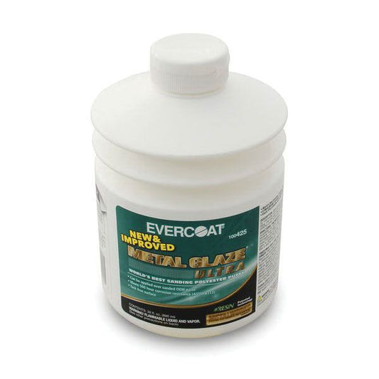 EVERCOAT® METAL GLAZE® Ultra Sanding Polyester Putty, 30 oz Pumptainer, Green, Liquid