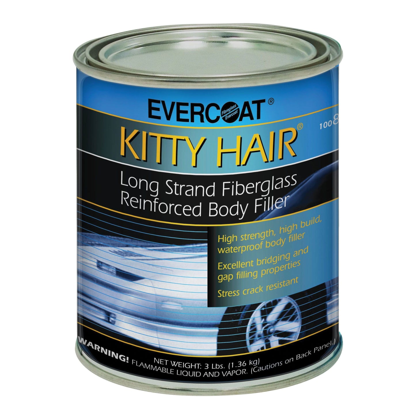 EVERCOAT® KITTY HAIR® Long Strand Fiberglass Reinforced Body Filler, Paste, Long Strand