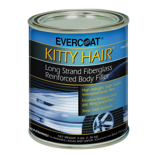 EVERCOAT® KITTY HAIR® Long Strand Fiberglass Reinforced Body Filler, Paste, Long Strand