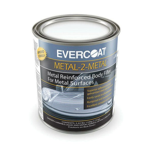 EVERCOAT® METAL-2-METAL™ Aluminum Filled Body Repair Filler, Metallic Grey, Paste