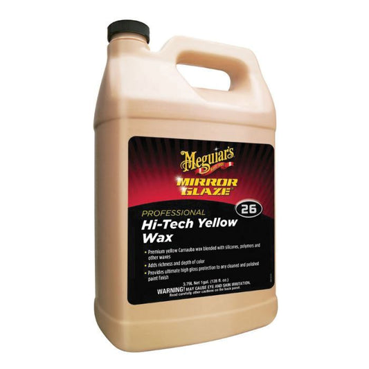 Meguiar's® Mirror Glaze® Hi-Tech Wax, High Gloss, Light Yellow, Liquid