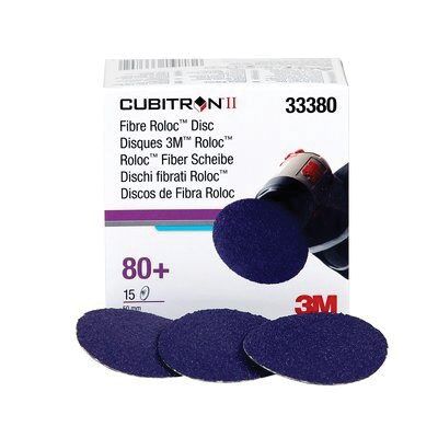 3M™ Cubitron™ II Roloc™ Premium Quick-Change Grinding Fiber Disc, 15 Discs per box