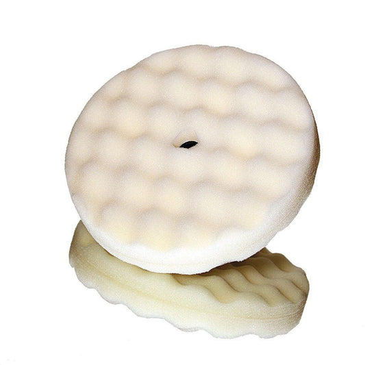 3M™ Perfect-It™ 05706 Double-Sided Compound Pad, 8 in Dia, Hookit™ Attachment, Foam Pad, White