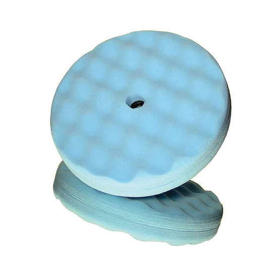 3M™ Perfect-It™ 05708 Double-Sided Ultrafine Polishing Pad, 8 in Dia, Quick Connect Attachment, Foam Pad, Blue