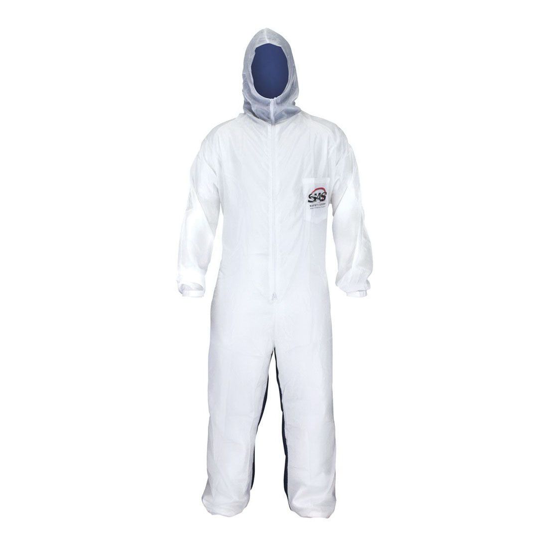 SAS® Moonsuit Coveralls, Nylon Front/Cotton Back, Elastic Waist, Full Pullover Hood