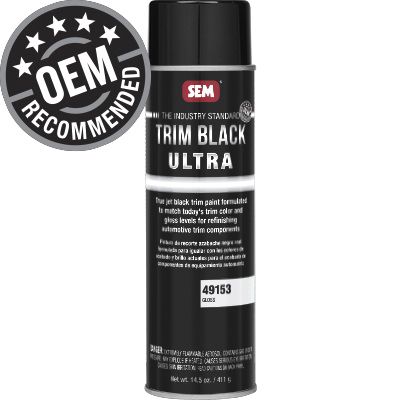SEM® Trim Black Ultra Trim Paint 49153, Black