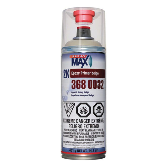 SprayMax® 3680032 Universal 2K Epoxy Primer Filler, Beige