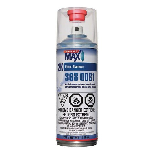 SprayMax® 3680061 2K Glamour Clear Coat, High Gloss
