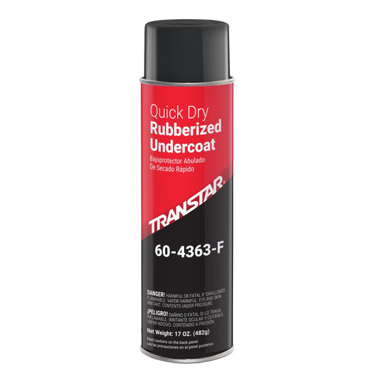 TRANSTAR® 60-4363-F Quick Dry Rubberized Undercoating, 20 oz, Can, Aerosol, Black