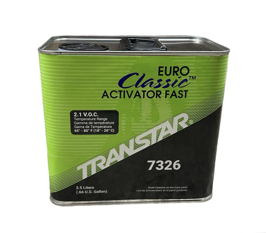 TRANSTAR® Euro Classic™ 7326 Fast Activator, 2.5 L Can, Clear, Liquid
