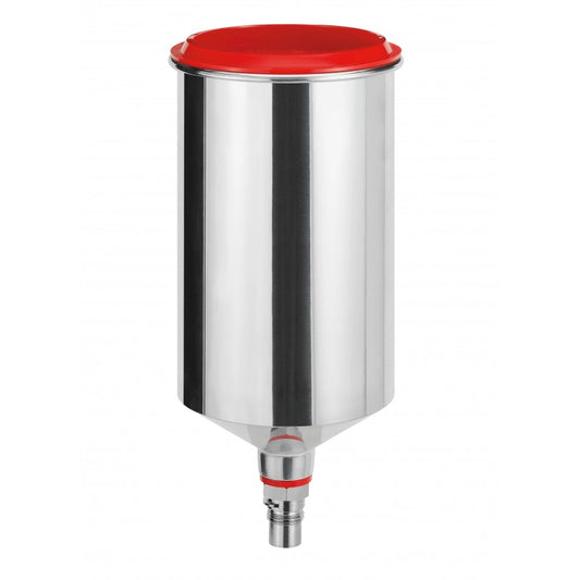 SATA® 1013440 Threaded Gravity Flow Cup, 1 L Capacity, Aluminum, Use With: Gravity Feed Spray Guns