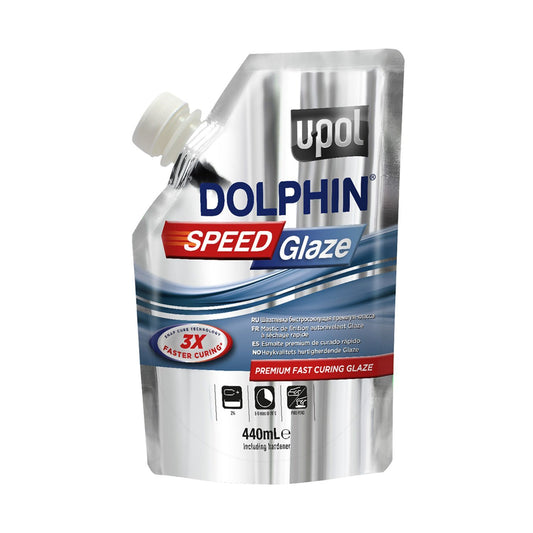 U-POL® DOLPHIN™ 0654 Speed Glaze, 440 mL Bag, Light Blue, Liquid